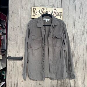 Old Navy Men's Charcoal Button Down Shirt